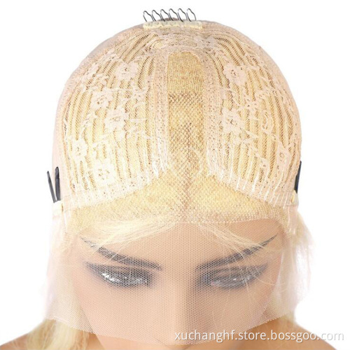 613 Blonde Lace Front Wig T Part Lace Wig Deep Parting Hairline Pre Plucked With Baby Hair Natural T Part 613 Hair Wig